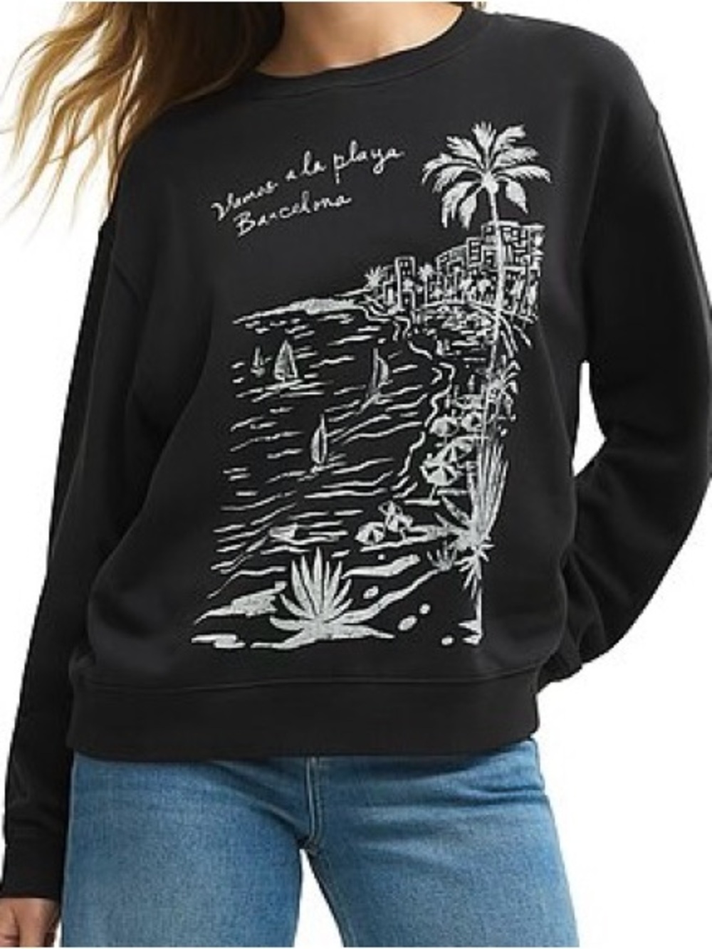 Z SUPPLY La Playa Boyfriend Sweatshirt